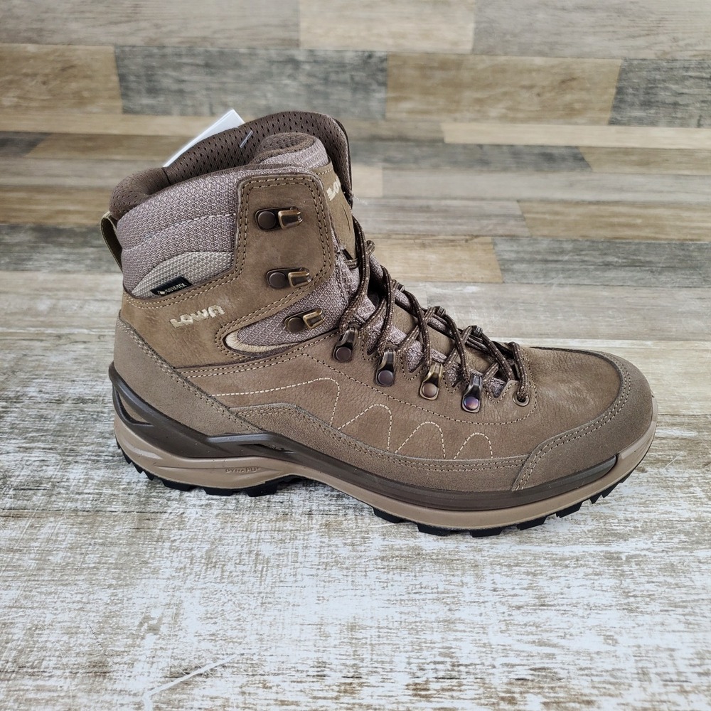 Lowa Toro Pro GTX Womens Hiking Shoes Sz 8.5 Brown Lace Up Mid Top Round Toe